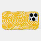 Coque iPhone 16 Pro Max Boîtier téléphonique Python jaune (Verso Horizontal)