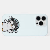 Coque iPhone 16 Pro Max Boîtier téléphonique super de musique Penguin - Bl (Verso Horizontal)