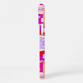 Coque iPhone 16 Pro Max Boîtier téléphonique violet, rouge et orange (Côté gauche)