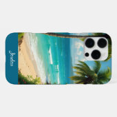 Coque iPhone 16 Pro Max Bonheur Tropical (Verso Horizontal)