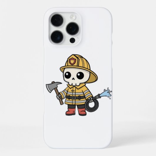 Coque iPhone 16 Pro Max Boonis en tant que pompier (Verso)