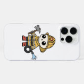 Coque iPhone 16 Pro Max Boonis en tant que pompier (Verso Horizontal)