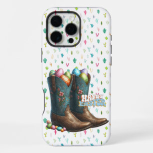 Coque iPhone 16 Pro Max Bottes de Pâques Texas / sud-ouest