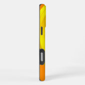 Coque iPhone 16 Pro Max Boucle de cercle abstrait orange (Côté droit)
