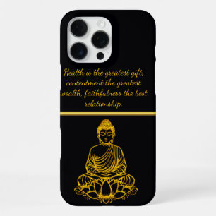 Coque iPhone 16 Pro Max Bouddha en posture de lotus