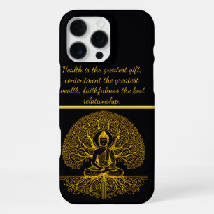 Coque iPhone 16 Pro Max Bouddha sous arbre sacré