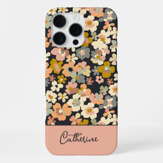 Coque iPhone 16 Pro Max Brouiller et fleurir (Verso)