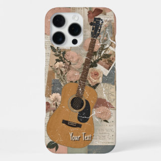 Coque iPhone 16 Pro Max Cadeau pour joueur de guitare classique romantique