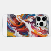 Coque iPhone 16 Pro Max Cadeau pour libérer la créativité : Abstrait vibra (Verso Horizontal)