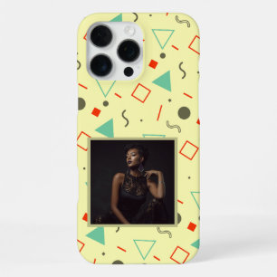 Coque iPhone 16 Pro Max Cadeaux Colorés de Remerciement Motif Memphis
