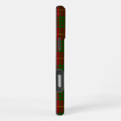 Coque iPhone 16 Pro Max Cameron tartan rouge vert carreau (Côté droit)