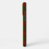 Coque iPhone 16 Pro Max Cameron tartan rouge vert carreau (Côté gauche)