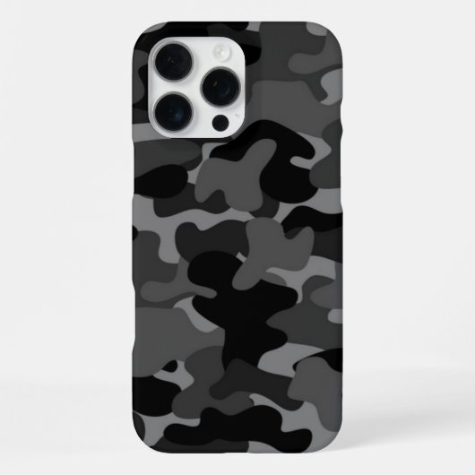 Coque iPhone 16 Pro Max Camion noir gris (Verso)