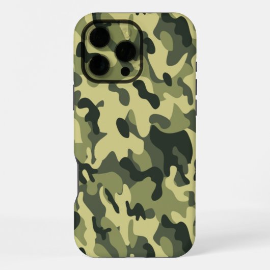 Coque iPhone 16 Pro Max Camo Vert (Verso)