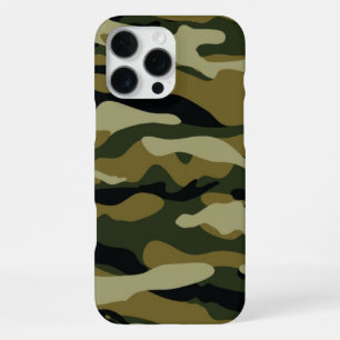 Coque iPhone 16 Pro Max Camo vert foncé