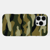 Coque iPhone 16 Pro Max Camo vert foncé (Verso Horizontal)