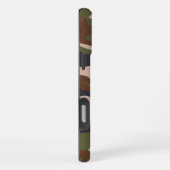 Coque iPhone 16 Pro Max Camouflage Armée Monogramme Vert Brown (Côté droit)