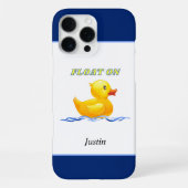 Coque iPhone 16 Pro Max Canard en caoutchouc | Flottez (Verso)