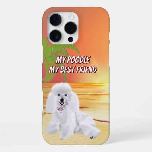 Coque iPhone 16 Pro Max Caniche (Verso)