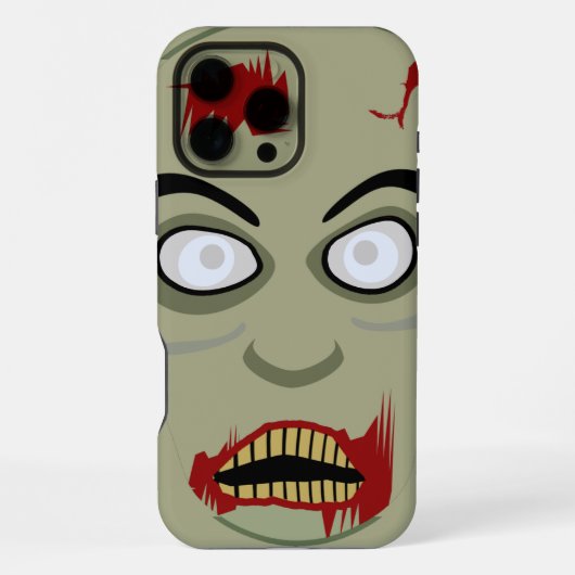 Coque iPhone 16 Pro Max Caricature Zombie (Verso)