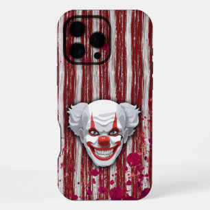 Coque iPhone 16 Pro Max Carnaval d'Halloween de Clown Effrayant