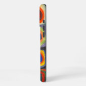 Coque iPhone 16 Pro Max Carrés de Kandinsky Cercles Concentriques (Côté gauche)