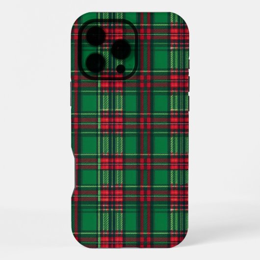 Coque iPhone 16 Pro Max Carrés verts et rouges (Verso)