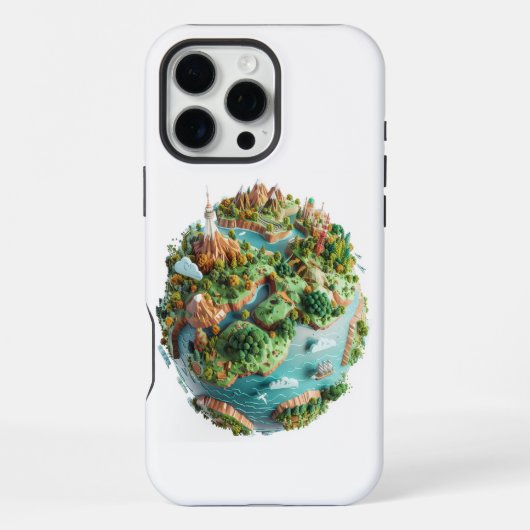 Coque iPhone 16 Pro Max Cartoon Planet (Verso)