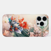Coque iPhone 16 Pro Max Cascade florale enchantée (Verso Horizontal)