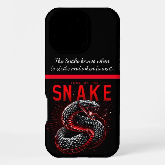 Coque iPhone 16 Pro Max Célébration de l'année du serpent ! (Verso)