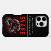 Coque iPhone 16 Pro Max Célébration de l'année du serpent ! (Verso Horizontal)