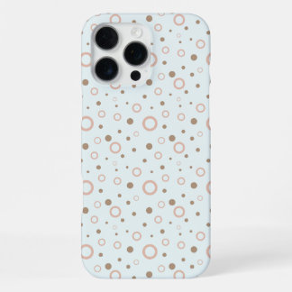 Coque iPhone 16 Pro Max Cercles Motifs multicolores Vert clair Personnalis