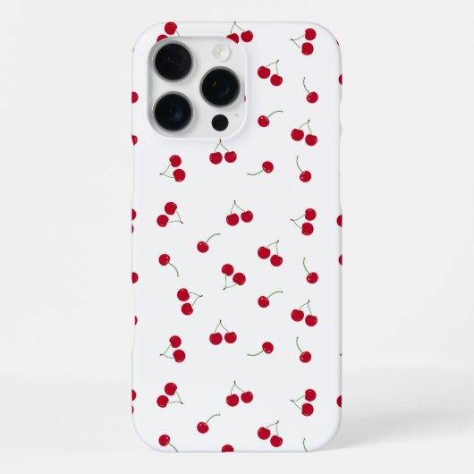 Coque iPhone 16 Pro Max Cerise Cerises (Verso)