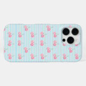 Coque iPhone 16 Pro Max Cerises Roses Été (Verso Horizontal)