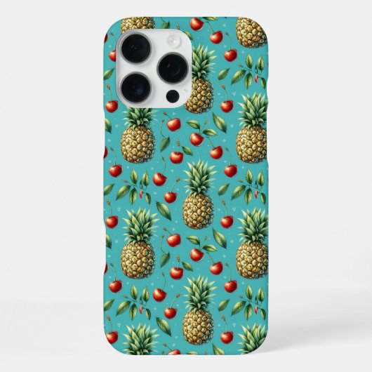 Coque iPhone 16 Pro Max Cerisier d'ananas (Verso)