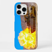 Coque iPhone 16 Pro Max CHAR DE COMBAT – M1 Abrams (Verso)
