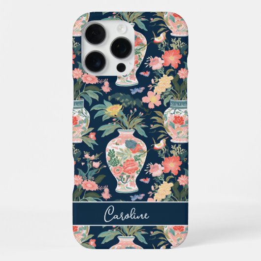 Coque iPhone 16 Pro Max Charme de Chinoiserie (Verso)