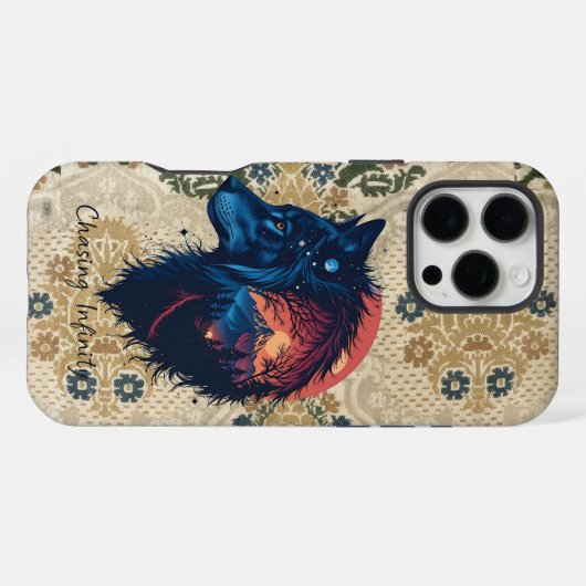 Coque iPhone 16 Pro Max Chasser l'infini (Verso Horizontal)