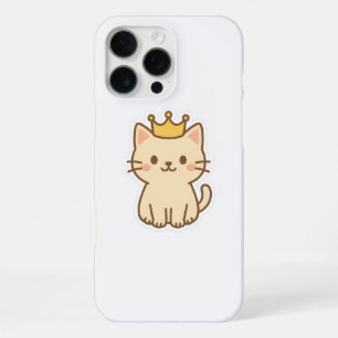 Coque iPhone 16 Pro Max Chat majestueux avec couronne