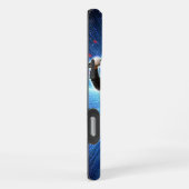 Coque iPhone 16 Pro Max Chat Ninja dans l'espace. (Côté droit)