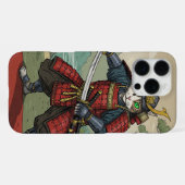 Coque iPhone 16 Pro Max Chat Samouraï (Verso Horizontal)