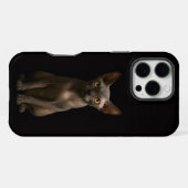 Coque iPhone 16 Pro Max Chat Sphynx Noir 4 Luxe iPhone 16 Pro Max (Verso Horizontal)