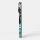 Coque iPhone 16 Pro Max Chat Winter Wonderland (Côté gauche)