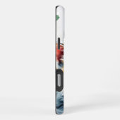 Coque iPhone 16 Pro Max Chaton dans un jardin de fleurs floral (Côté droit)
