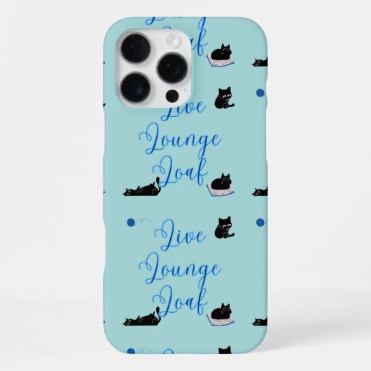 Coque iPhone 16 Pro Max Chats de Loaf Lounge Vivant (Verso)