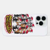 Coque iPhone 16 Pro Max Chats de Noël (Verso Horizontal)