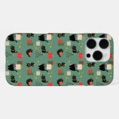 Coque iPhone 16 Pro Max Chats noirs de Noël (Verso Horizontal)