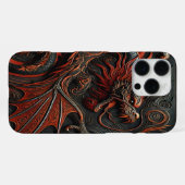 Coque iPhone 16 Pro Max Chef-d'œuvre d'art du dragon (Verso Horizontal)