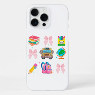 Coque iPhone 16 Pro Max Chemise d'école Coquette, Chemise d'enseignant de