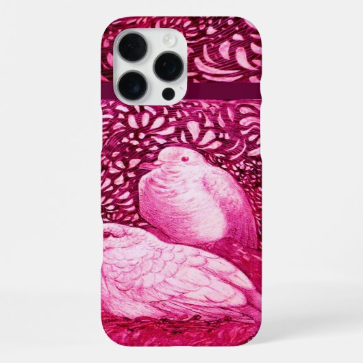 COQUE iPhone 16 PRO MAX CHÈQUES BLANCHES EN FUCHSIE ROSE (Verso)